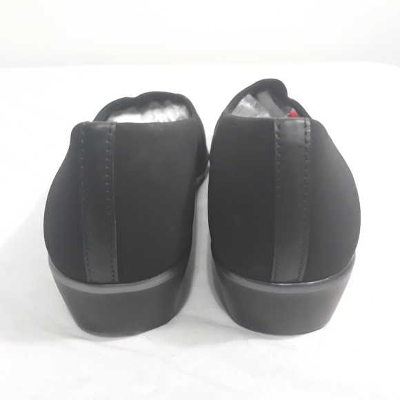 SAS Womens Black Fabric Slip on Loafers Comfort 10 - Picture 4 of 8